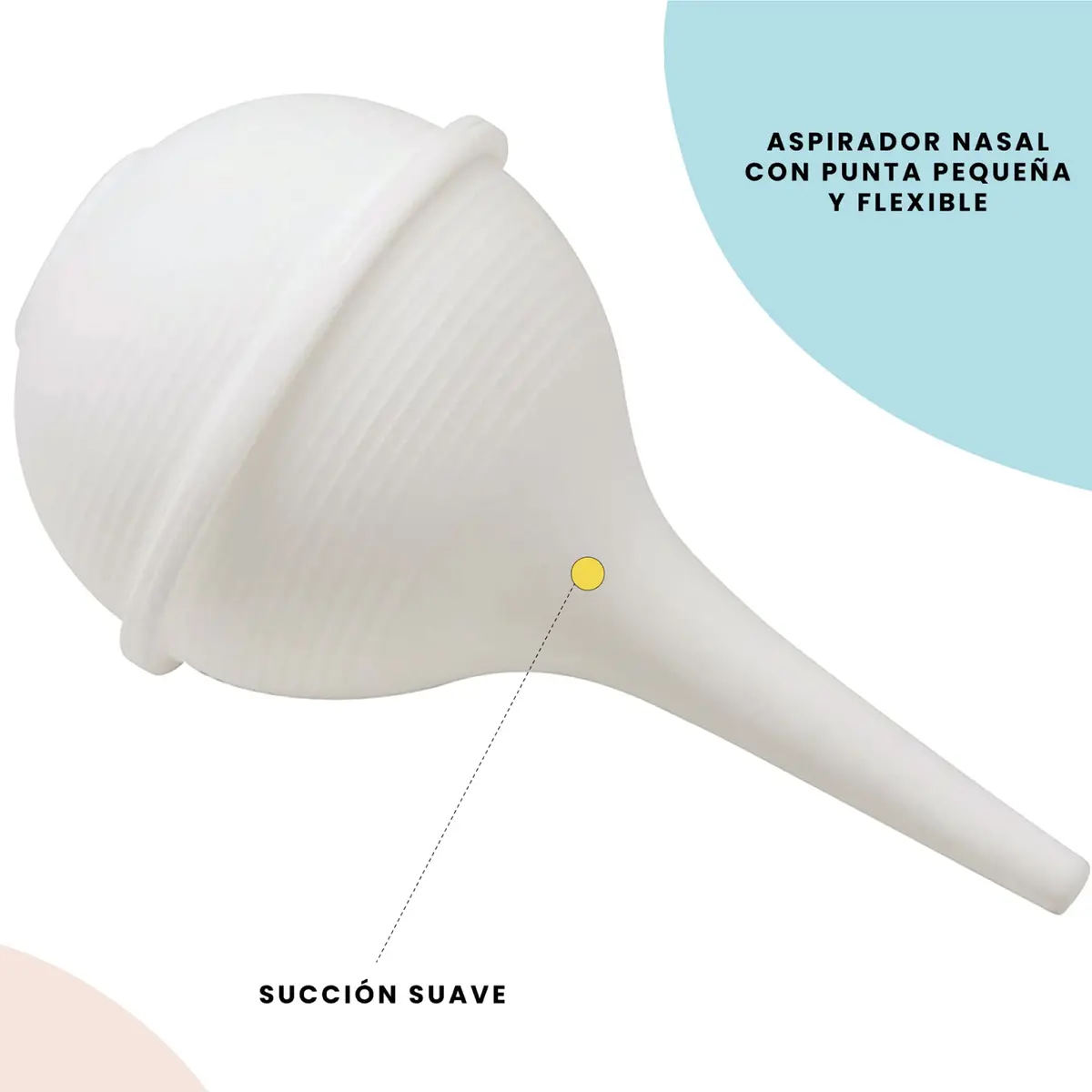 Safety 1st Nasal Aspirator Baby Care Basics Pack of 2 | Safe & Durable for Newborns - view 3