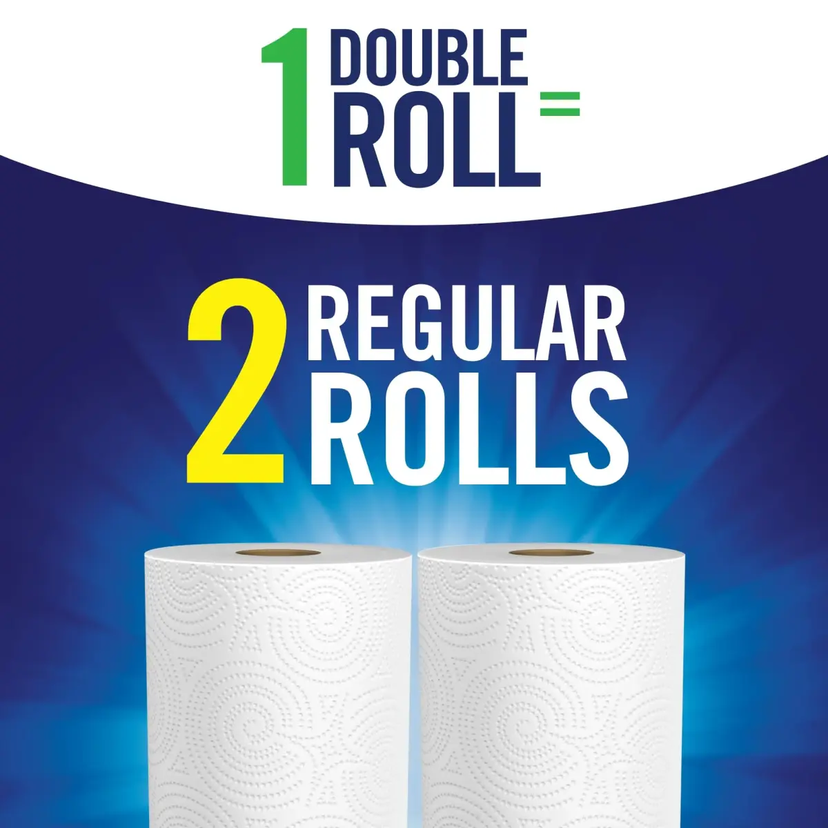 Sparkle Tear-A-Square Paper Towels, 2 Double Rolls (220 Sheets Total), 2-Ply | USA Imported Value Pack - view 5