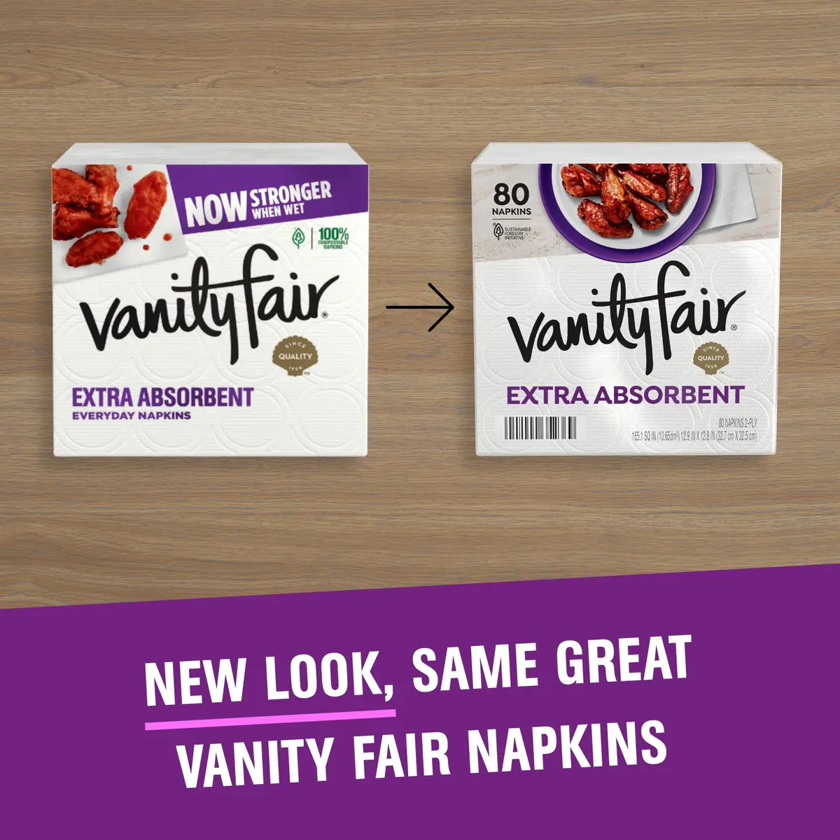 Vanity Fair Extra Absorbent Premium Paper Napkins 320 Count | Soft & Strong for Messy Meals - view 3