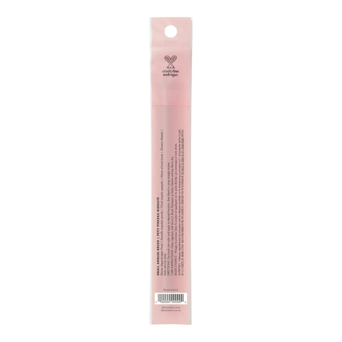 e.l.f. Studio Small Angled Brush (Pack of 2) | Precision Makeup Brush for Eyebrows, Eyeliner, and Lips - view 5