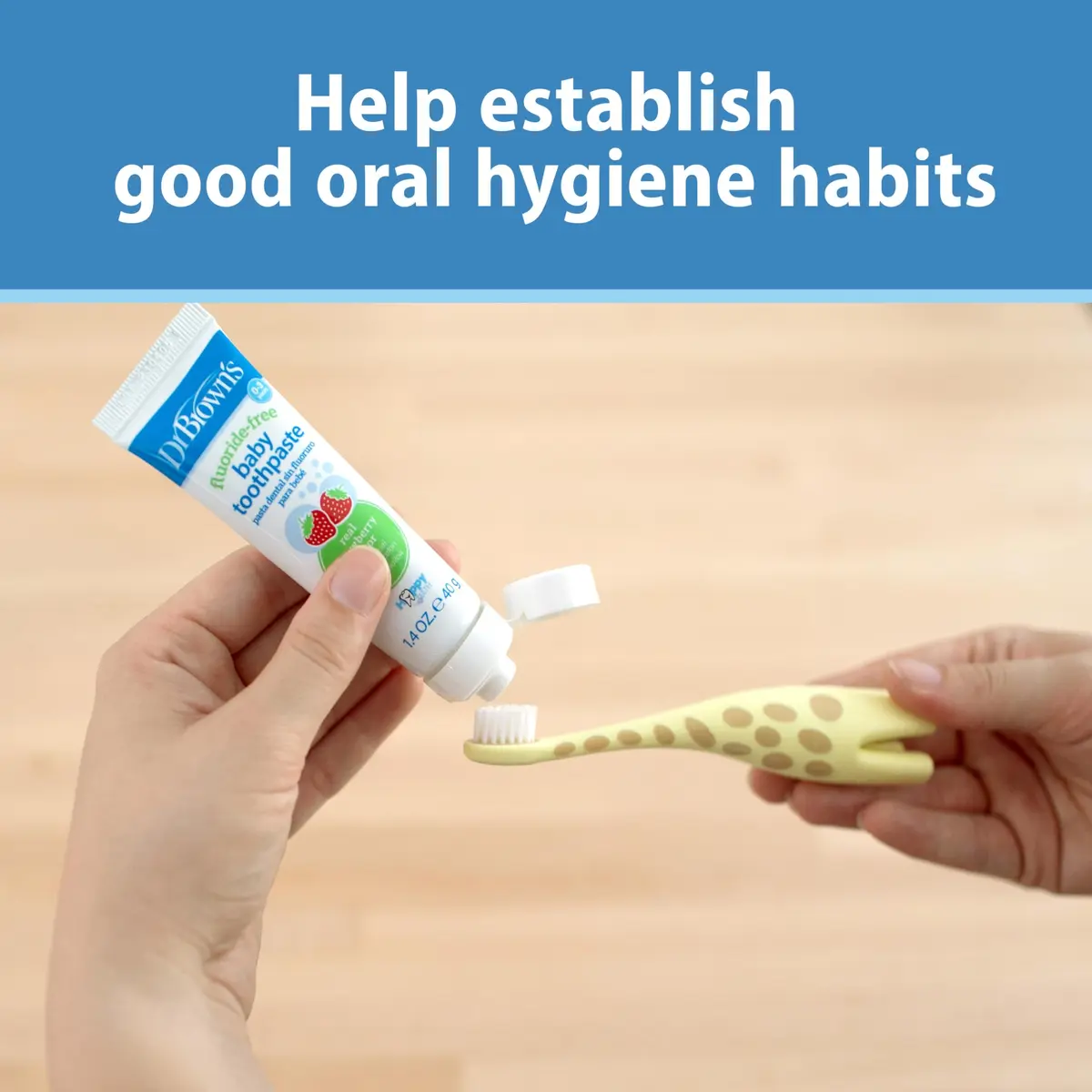 Dr. Brown's Infant-to-Toddler Training Toothbrush Soft Giraffe 2-Pack | BPA-Free for Ages 0-3 Years - view 6