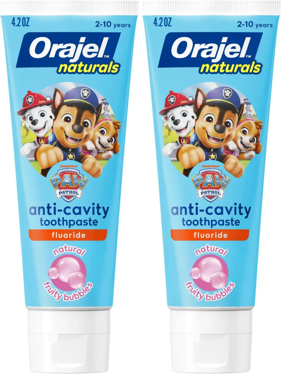 Orajel Kids Paw Patrol Fruity Bubble Fluoride Toothpaste 167ml (5.6oz) | Cavity Protection for Ages 2-10 - main product image