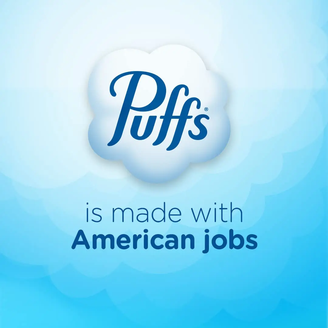 Puffs Plus Lotion Facial Tissues Family Box 124 Tissues x 4 | Dermatologist Tested for Sensitive Skin - view 9