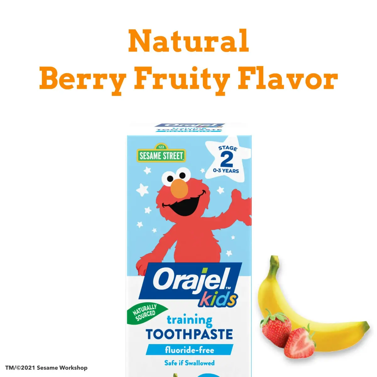Orajel Kids Elmo Fluoride-Free Training Toothpaste 1.5oz (44ml) Tube | Pediatrician Recommended - view 5