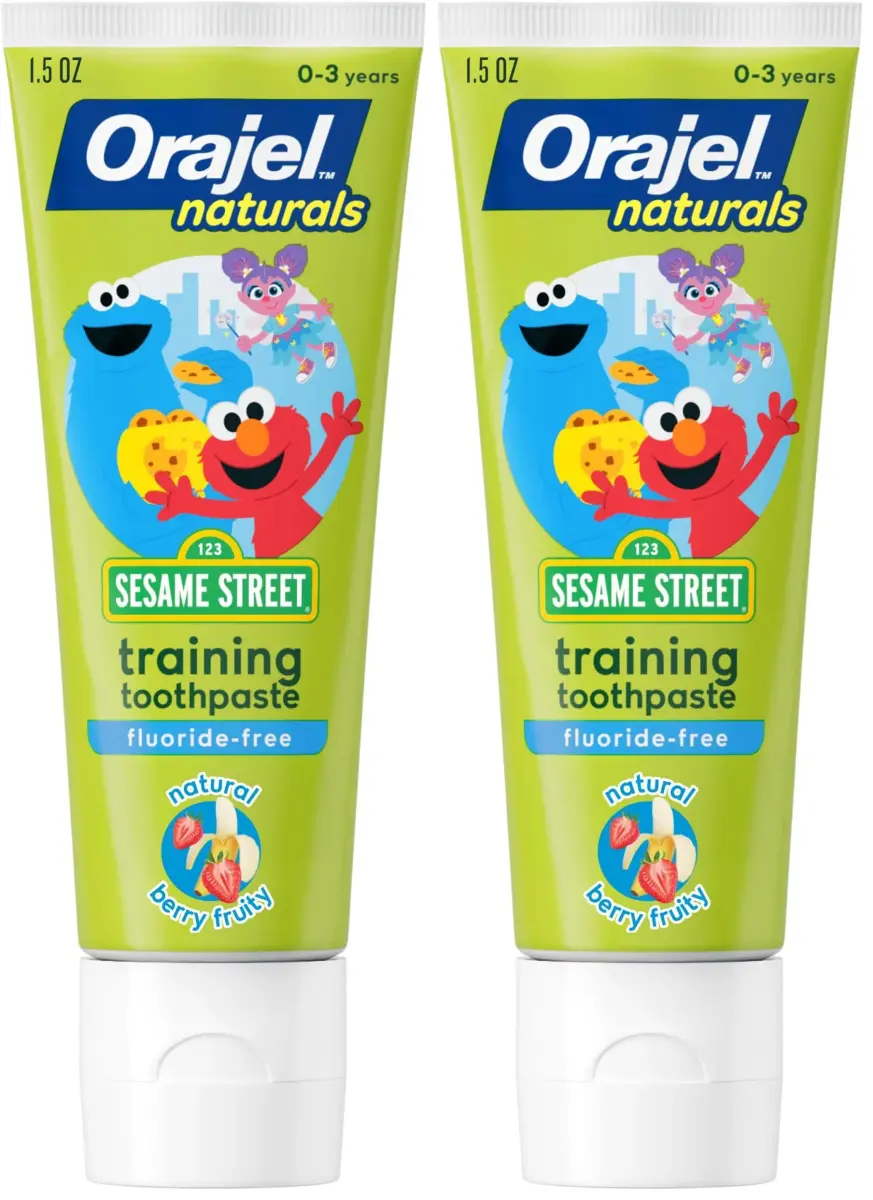 Orajel Kids Elmo Fluoride-Free Training Toothpaste 1.5oz (44ml) Tube | Pediatrician Recommended - main product image