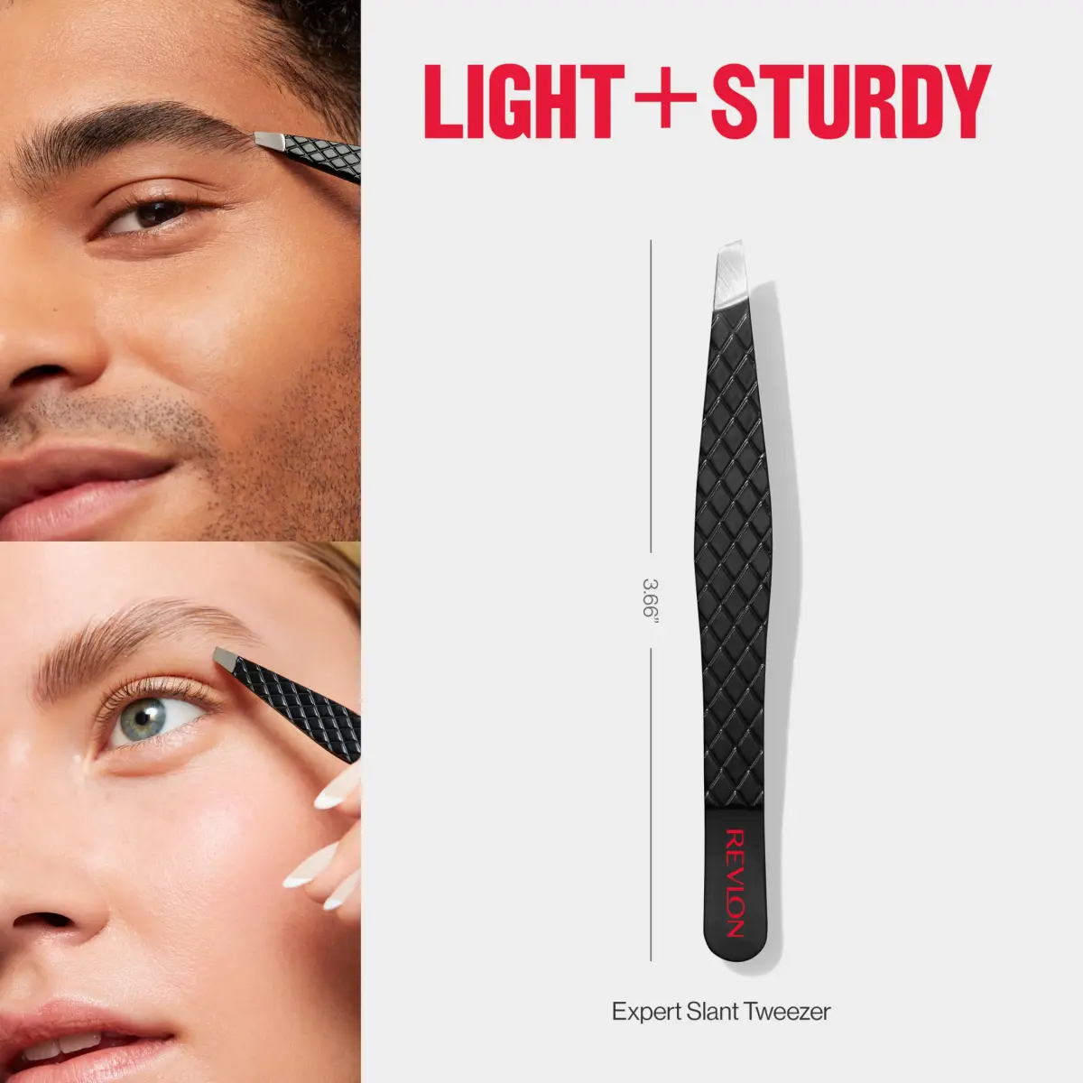 REVLON Expert Slant Tip Tweezer, Stainless Steel | Pack of 2 | 4.5 cm (1.9 in) - view 8