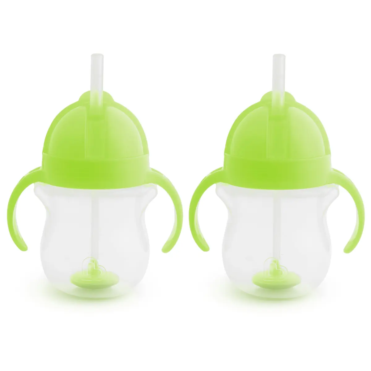 Munchkin Sippy Cup for Toddlers, Weighted Straw | Spill Proof | Transition Handles | 6+ Months | 2 Pack - main product image