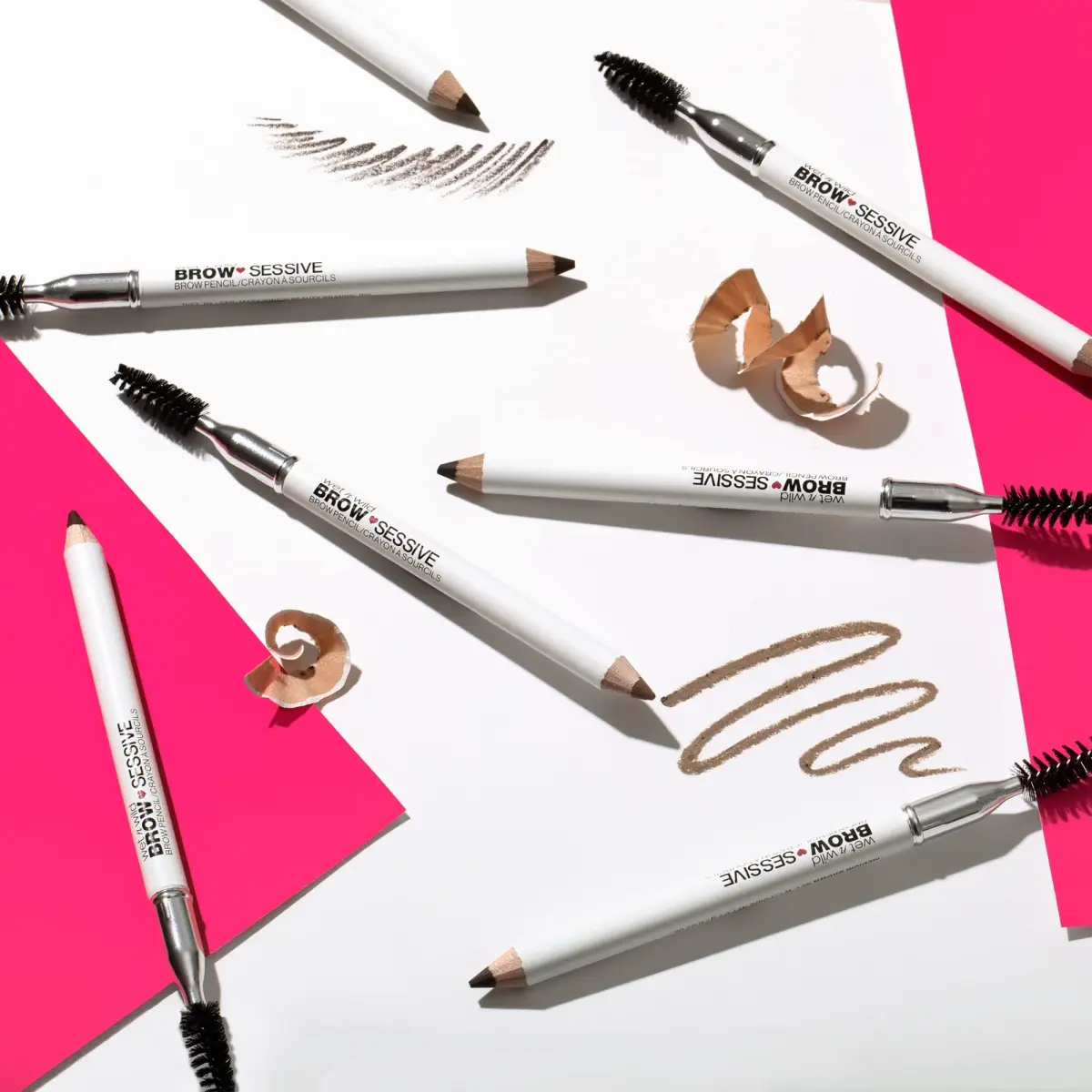 wet n wild Brow-Sessive Brow Pencil Dark Brown (Pack of 2) | Ultra-Precise Dual Ended Spoolie Brush - view 7