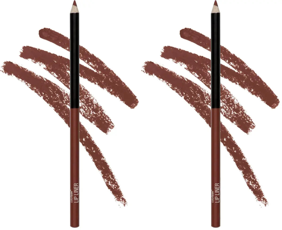 wet n wild Color Icon Lip Liner Pencil Dark Brown Chestnut (Pack of 2) | Creamy Glide & Defined Pout - main product image