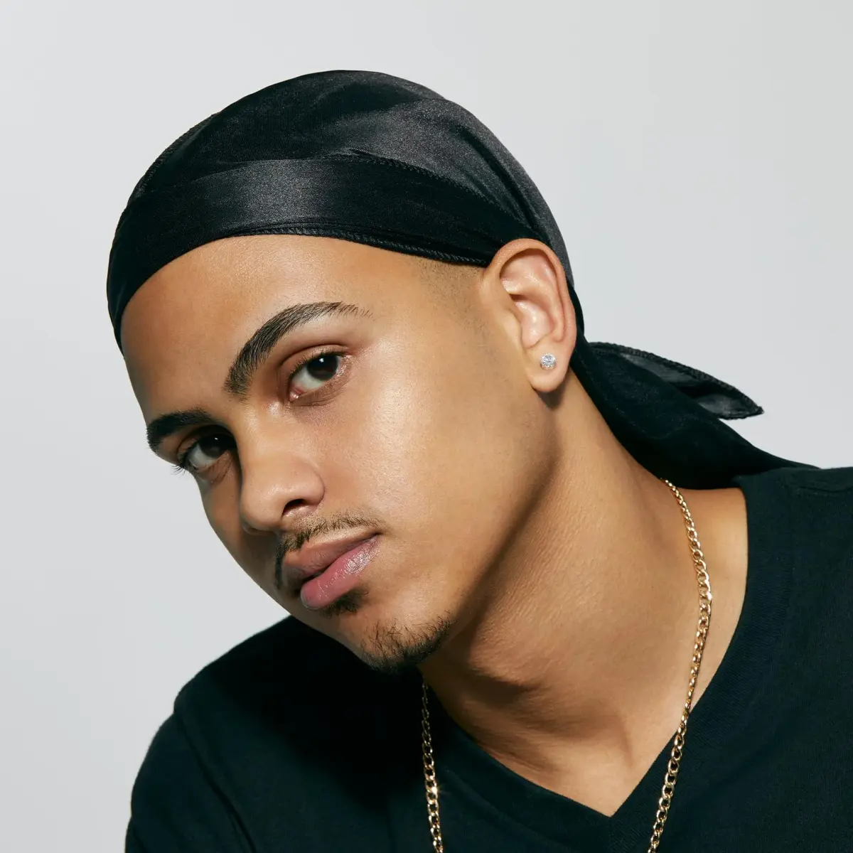 KISS COLORS & CARE Power Wave Silky Satin Durag - Black, Pack of 2 | Ultra-Compression for 360° Waves - view 3