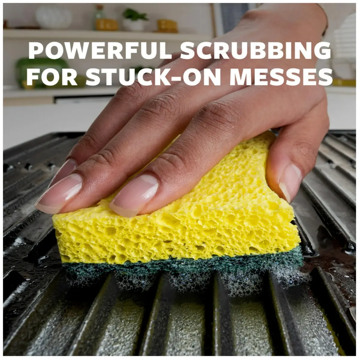 Scotch-Brite Heavy Duty Scrub Sponges, 24 Count | Tough on Grease, Recycled Content - view 5