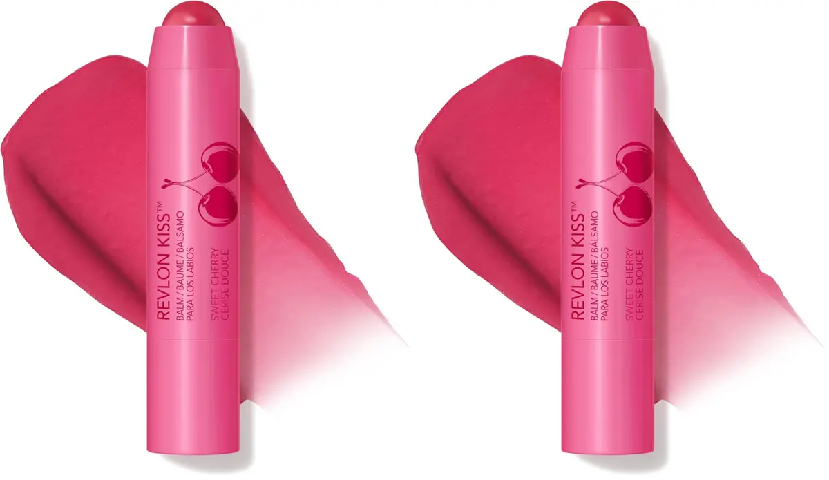 Revlon Lip Balm, Kiss Tinted Lip Balm, SPF 20, 0.09 Oz (Pack of 2) | Hydrating with Natural Fruit Oils - main product image