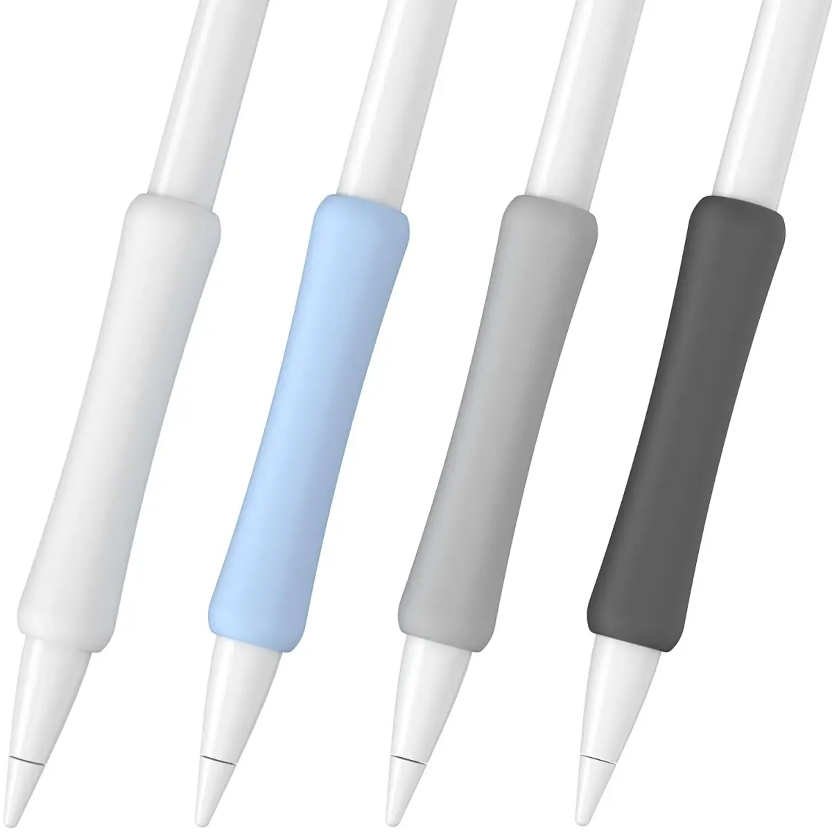 FAFALITHIC 4 Pack Silicone Grip for Apple Pencil 1st Gen, Pro, 2nd Gen, USB-C | Comfortable Writing & Precise Control - main product image