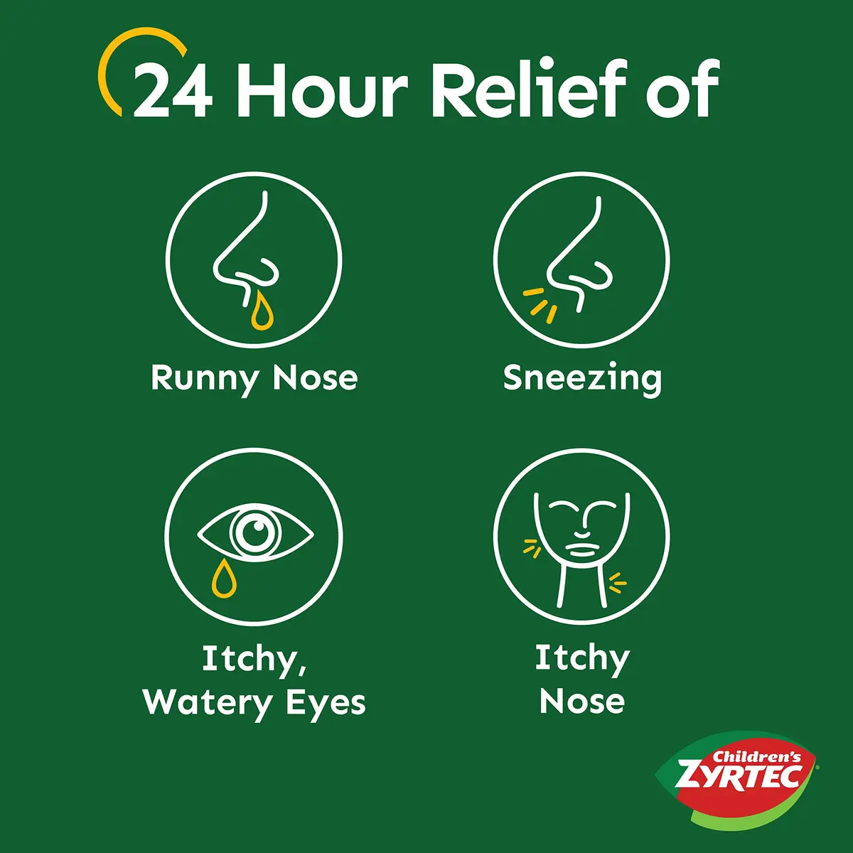 Zyrtec 24 Hour Children’s Allergy Syrup Grape Flavor 8 fl. oz (Pack of 2) | 24-Hour Allergy Relief for Kids - view 3