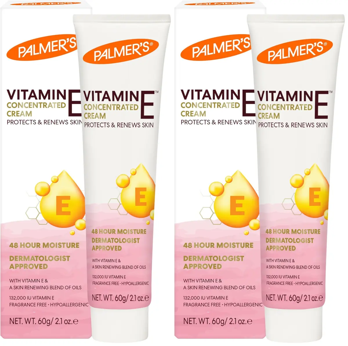 Palmer's Natural Vitamin E Concentrated Cream 2.1oz | Moisturizes & Nourishes Skin - main product image