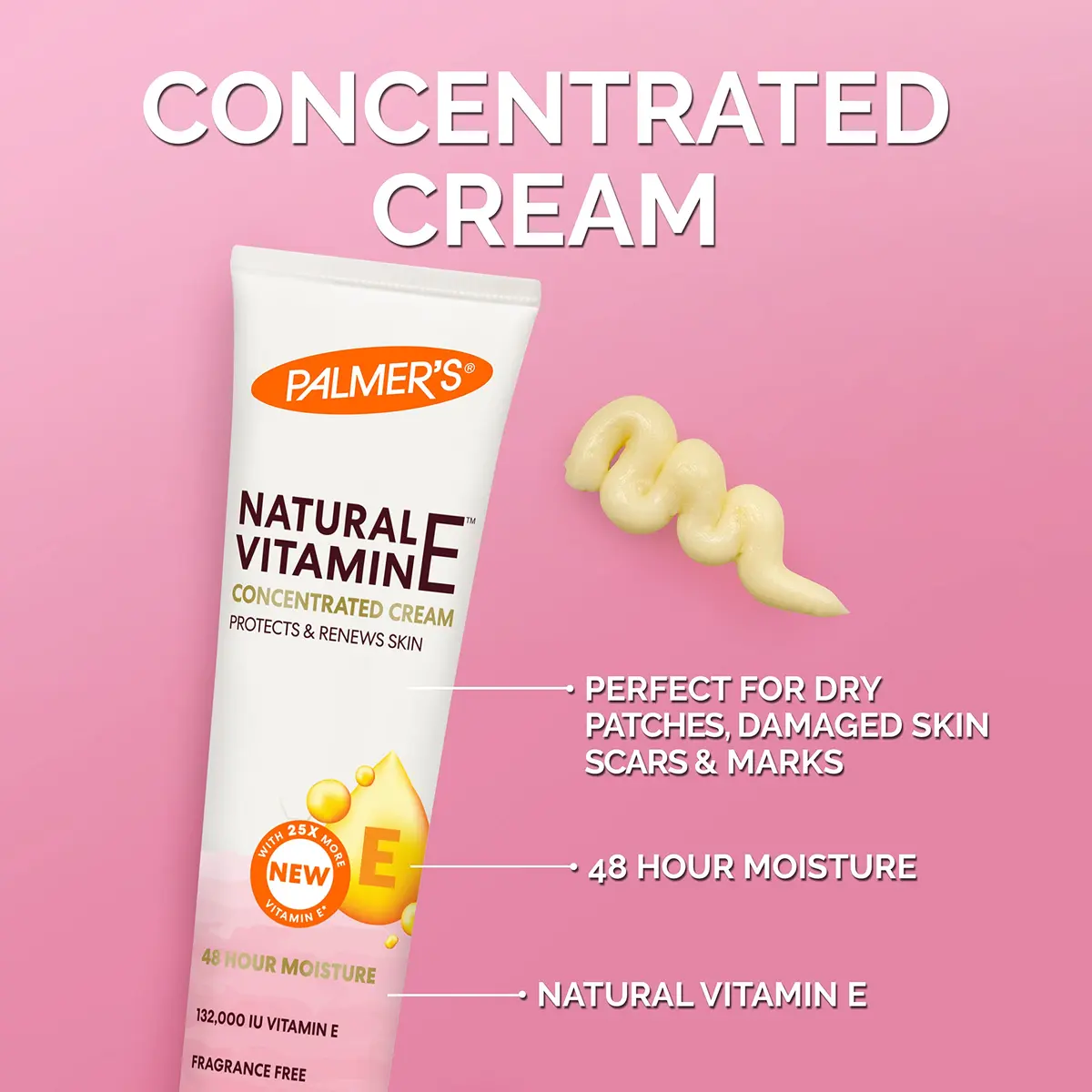 Palmer's Natural Vitamin E Concentrated Cream 2.1oz | Moisturizes & Nourishes Skin - view 3
