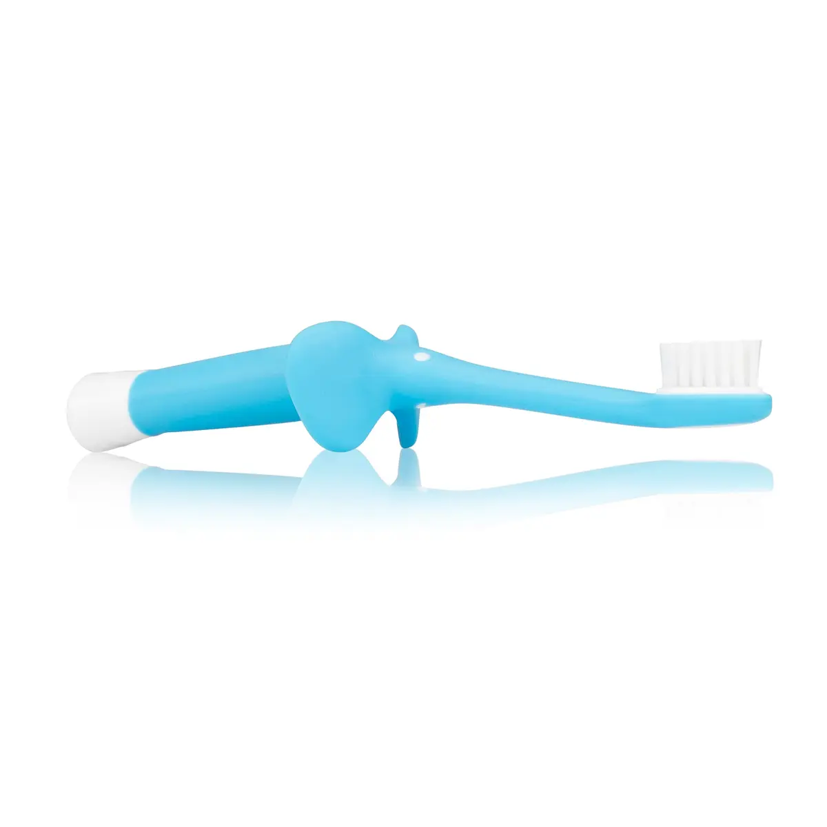 Dr. Brown's Infant-to-Toddler Toothbrush Soft Blue Elephant 2 Pack | BPA-Free Training Brush for Ages 0-3 Years - view 8