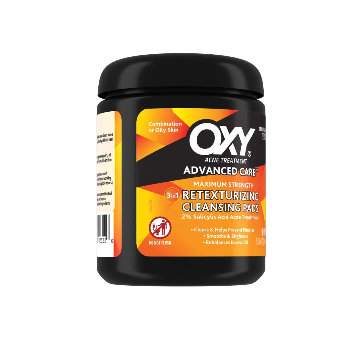 Oxy Maximum Action 3-In-1 Treatment Pads | 90 Count Pack of 2 for Clearer Skin - view 2
