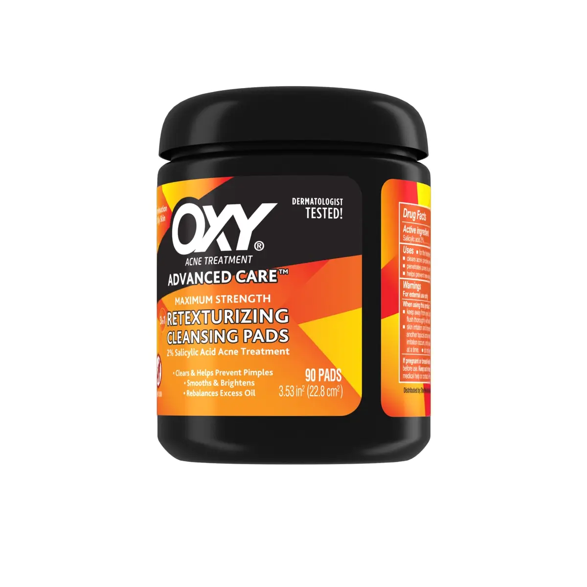Oxy Maximum Action 3-In-1 Treatment Pads | 90 Count Pack of 2 for Clearer Skin - view 3