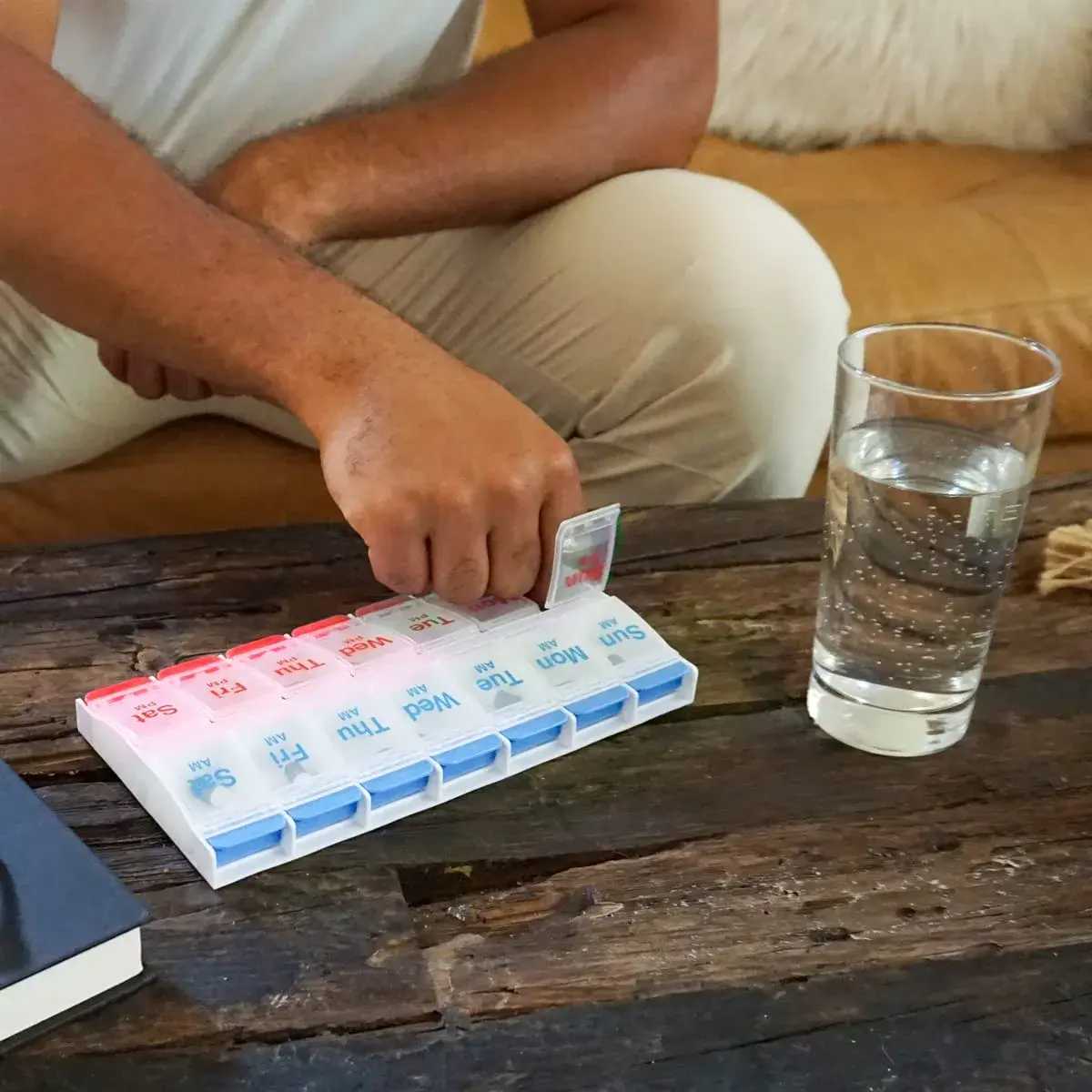 EZY DOSE 7-Day AM/PM Pill Organizer | Arthritis Foundation Ease-of-Use Commendation - view 5