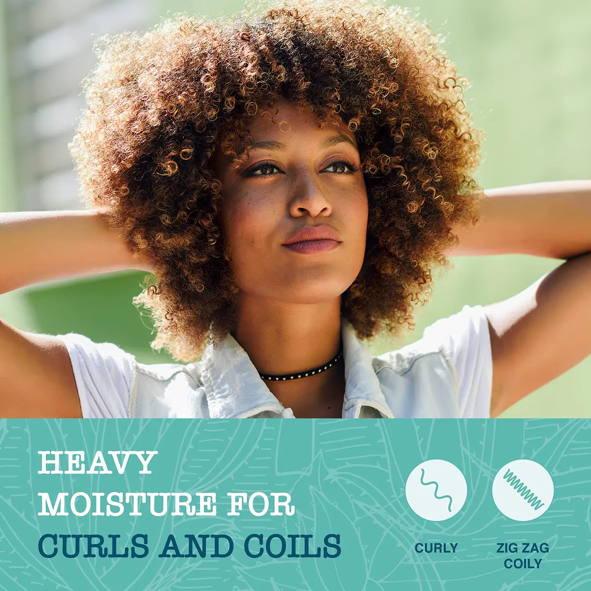 Maui Moisture Curl Quench + Coconut Oil Shampoo & Conditioner Set | Hydrates & Detangles Tight Curly Hair, Vegan, 2x13 fl oz (26 fl oz Total) - view 3