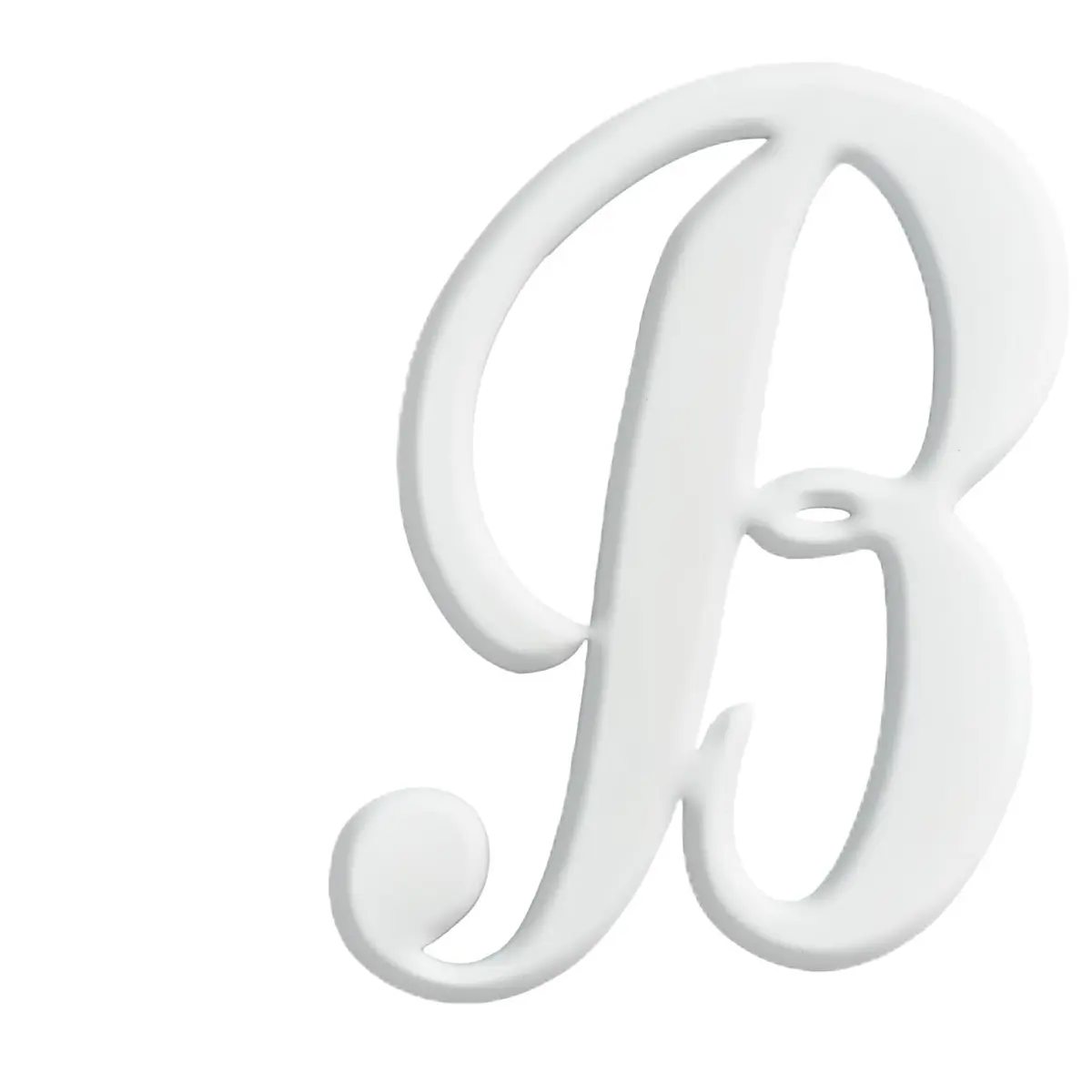 CTOHN Letter Charms for Bogg Bag, Alphabet Lettering Accessories (White, B) | Personalized DIY Bag Decor - main product image