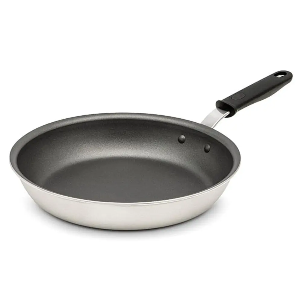 Vollrath 12-inch Wear-Ever Aluminum Fry Pan with SteelCoat x3 Nonstick & Silicone Handle | Commercial Durability - main product image