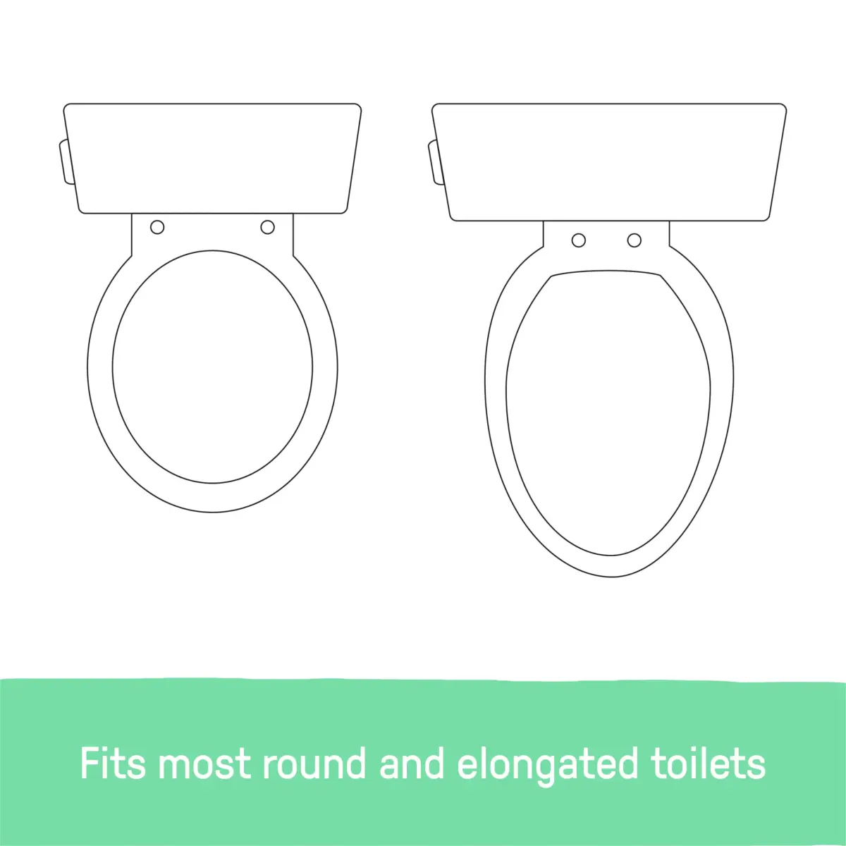 Ingenuity Flip & Sit Potty Seat 2pk (White) | Attaches to Adult Toilet Seat for Easy Potty Training - view 6