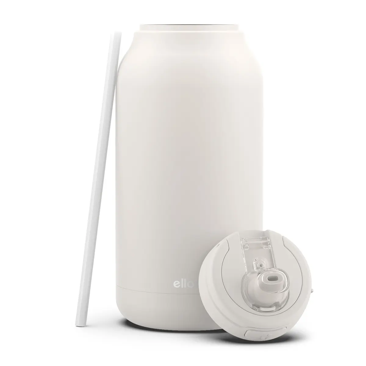 Ello Hydra 64oz Half Gallon Vacuum Insulated Stainless Steel Jug, Cream | Leak-Proof, 40+ Hour Cold Retention - view 8