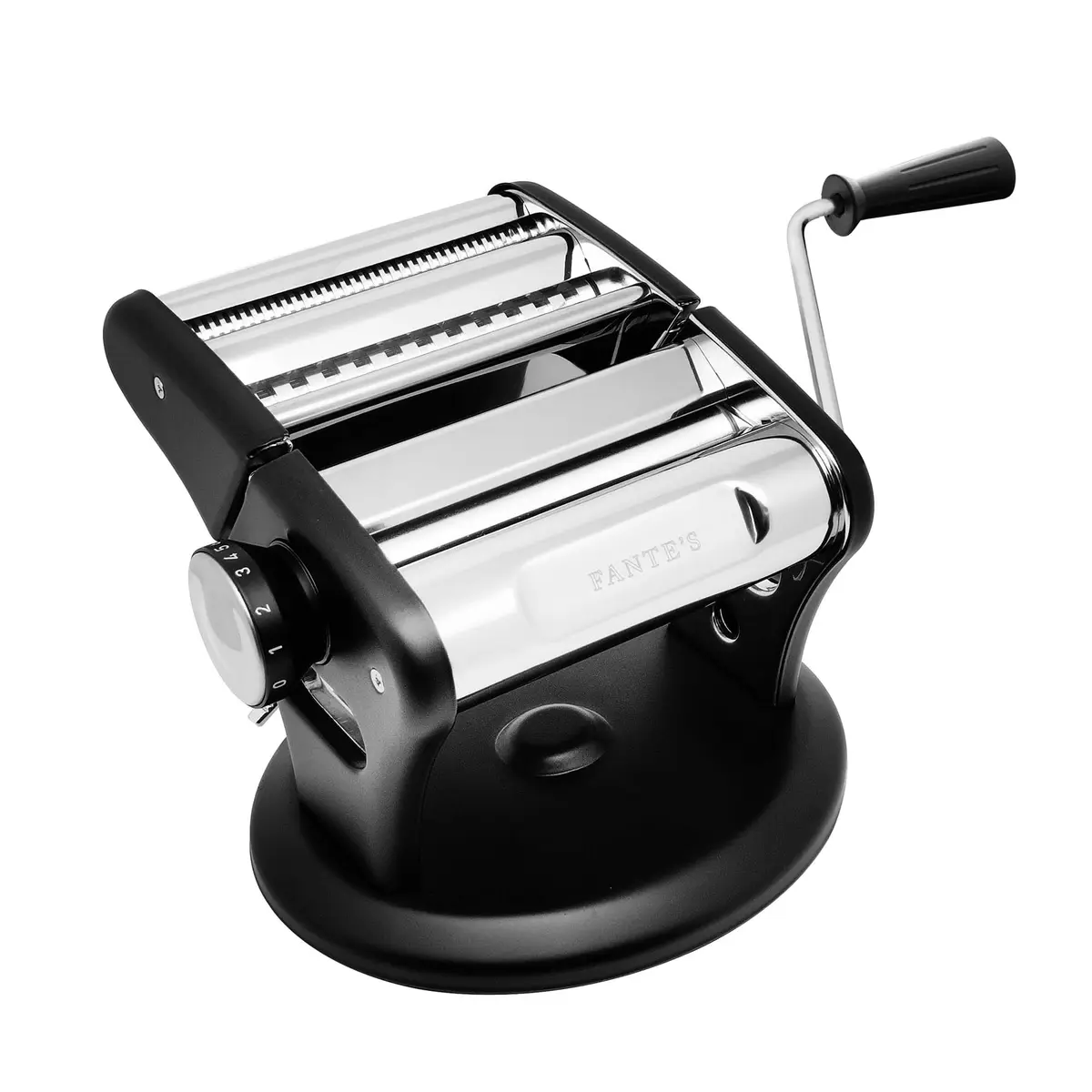 Fante's Supreme Pasta Maker, Compact Manual Noodle Press Machine with Non-Slip Suction Base for Fresh Homemade Pasta, Ravioli, Since 1906 | Italian Quality - main product image