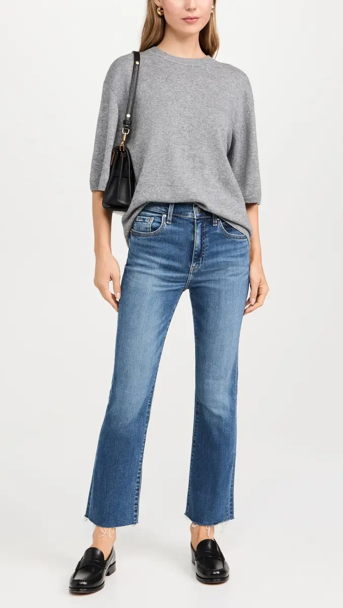 DAZE Women's Shy Girl Jeans, Influencer, 30 | High-Rise Flare, Vintage Fit, 26.5in Inseam - view 5
