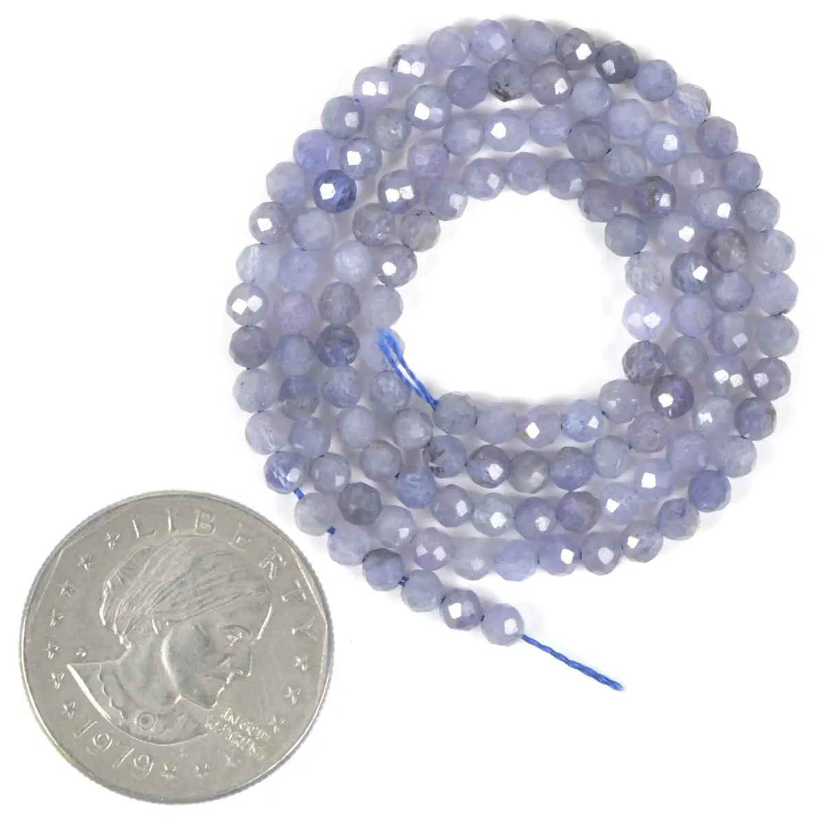Justinstones 3mm Tanzanite Faceted Gemstone Round Loose Beads Strand 15.5-16" DIY Jewelry Making - view 3