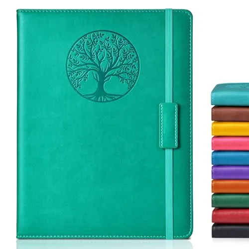 Biuwory Lined Journal Notebook B5 Large 256 Pages | Vintage Tree of Life Design - main product image