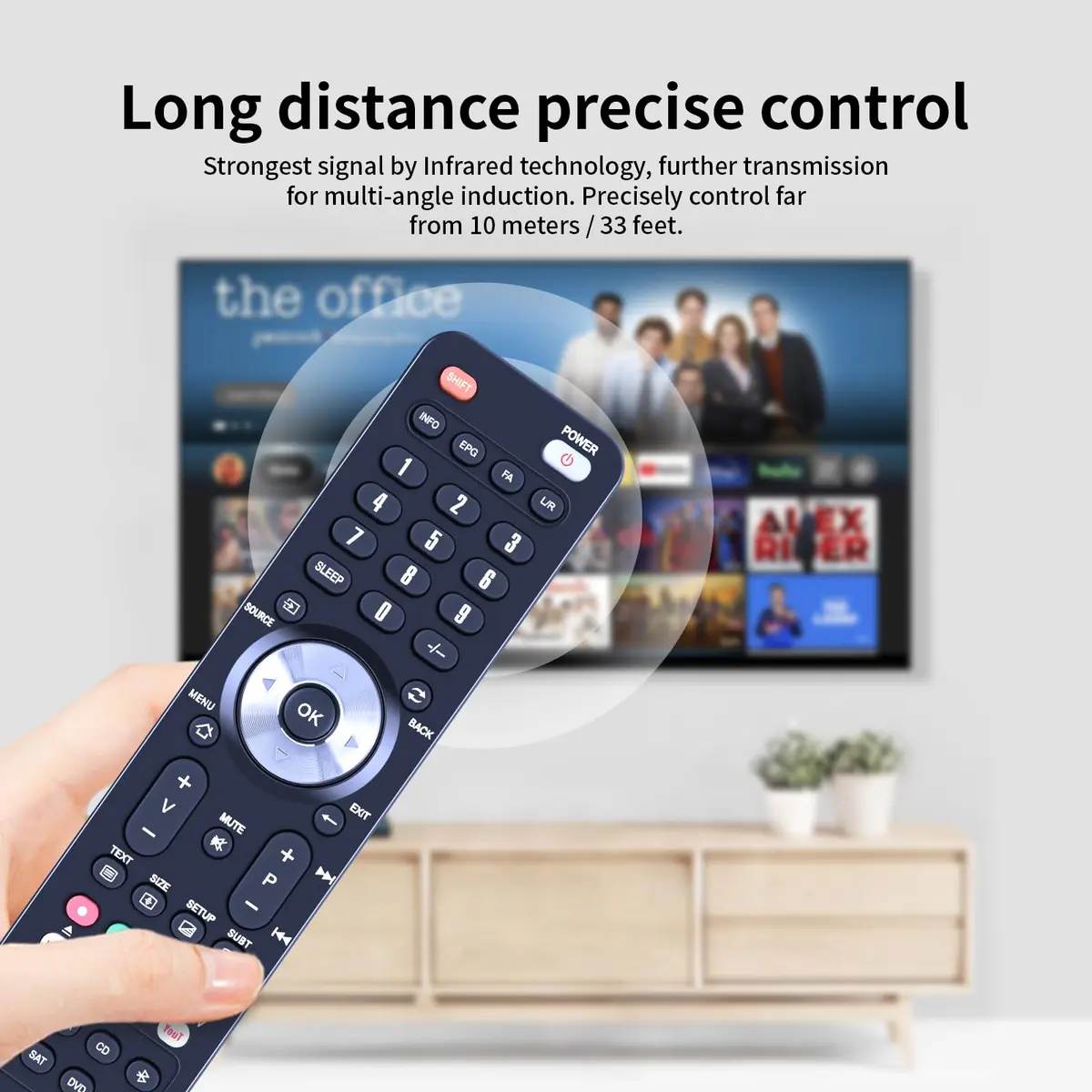 PZL RC-X20 Replacement Remote Control for Bose Lifestyle T10 T20 AV20 | Infrared, Out of box, 12m range - view 6