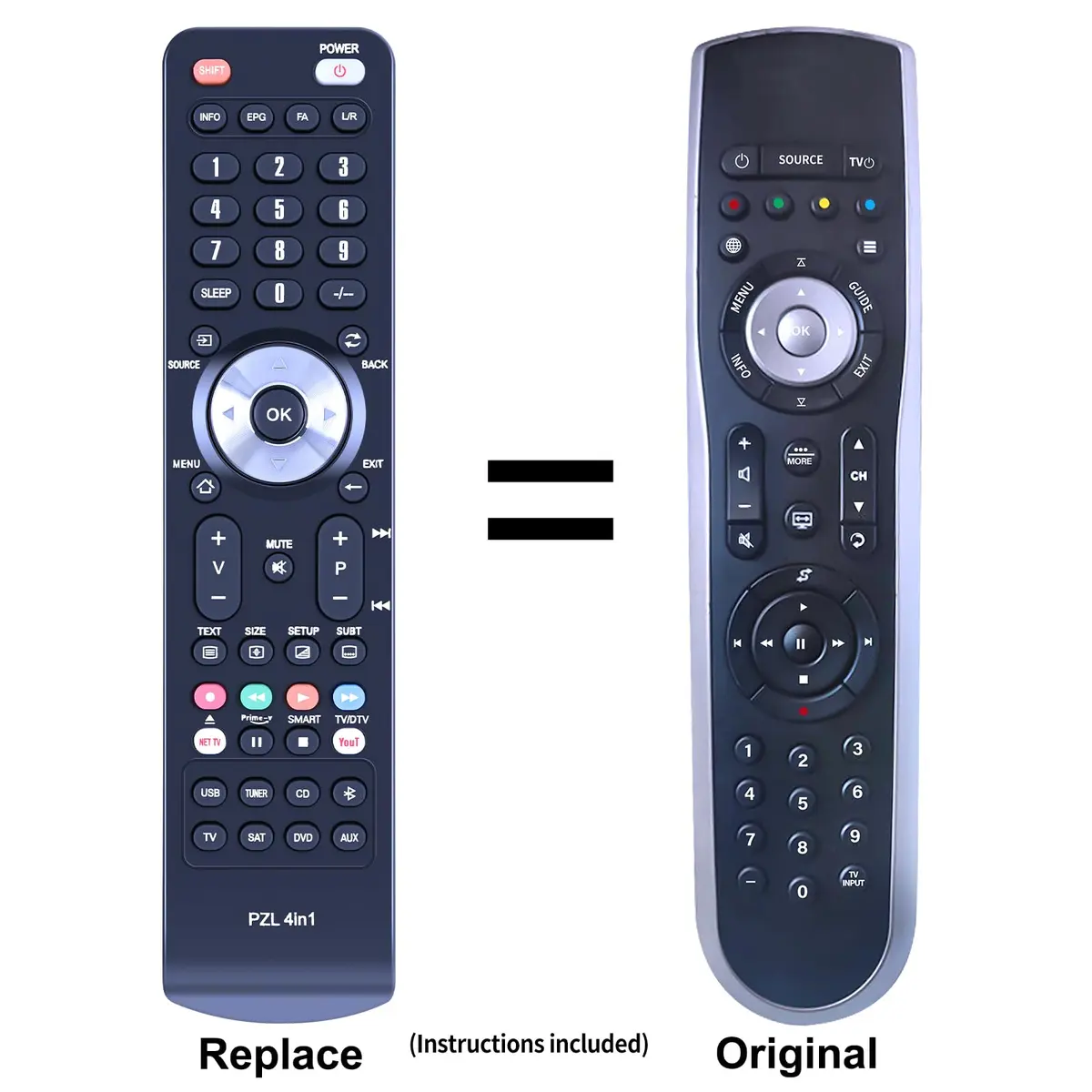 PZL RC-X20 Replacement Remote Control for Bose Lifestyle T10 T20 AV20 | Infrared, Out of box, 12m range - view 2