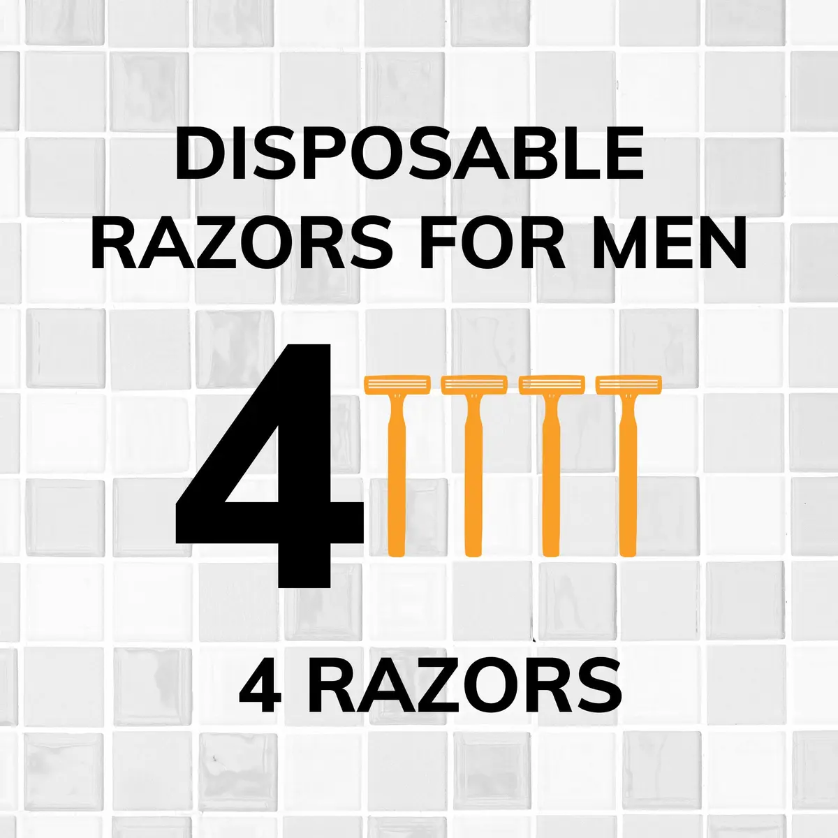 BIC Comfort 3 Advance Disposable Razors for Men | Ultra-Soothing Close Shave, 4 Piece Set - view 2