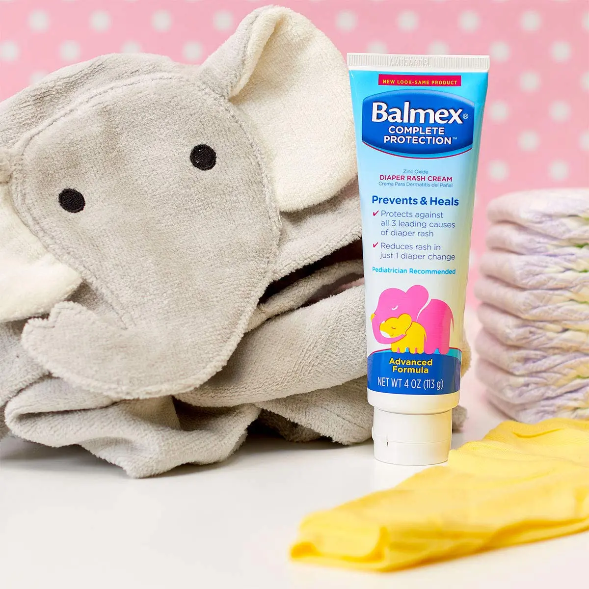 Balmex Complete Protection Baby Diaper Rash Cream with Zinc Oxide, 4 Ounce (Pack of 2) | Heals & Protects Baby Skin - view 7