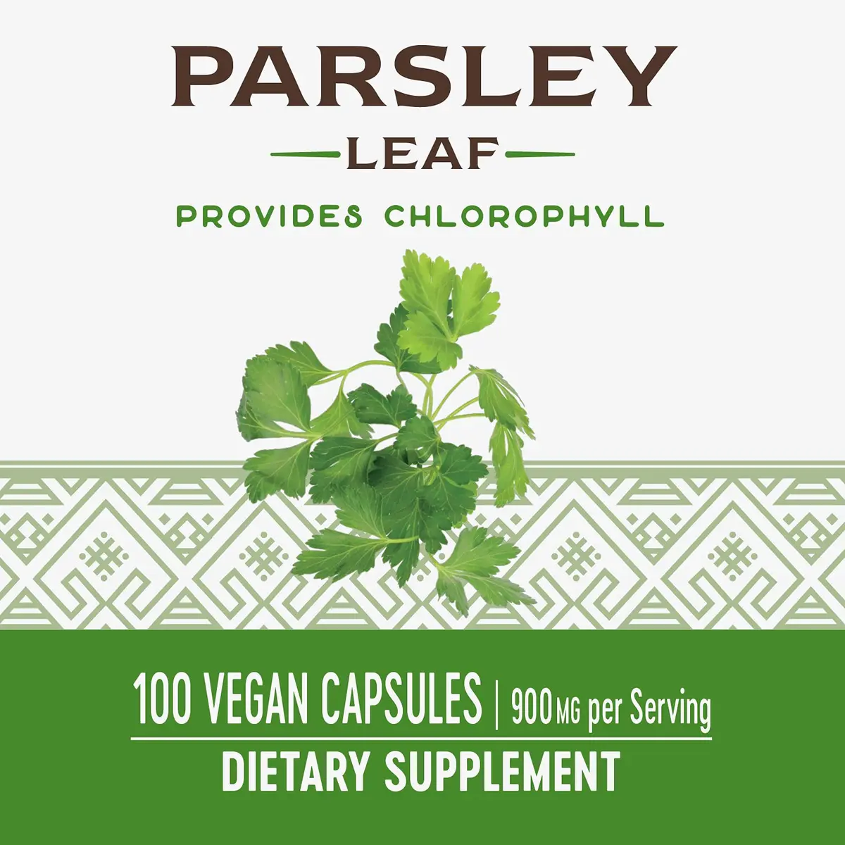 Nature's Way Herbal Parsley Leaf 100 Vegan Capsules Pack of 2 | Chlorophyll Source - view 2