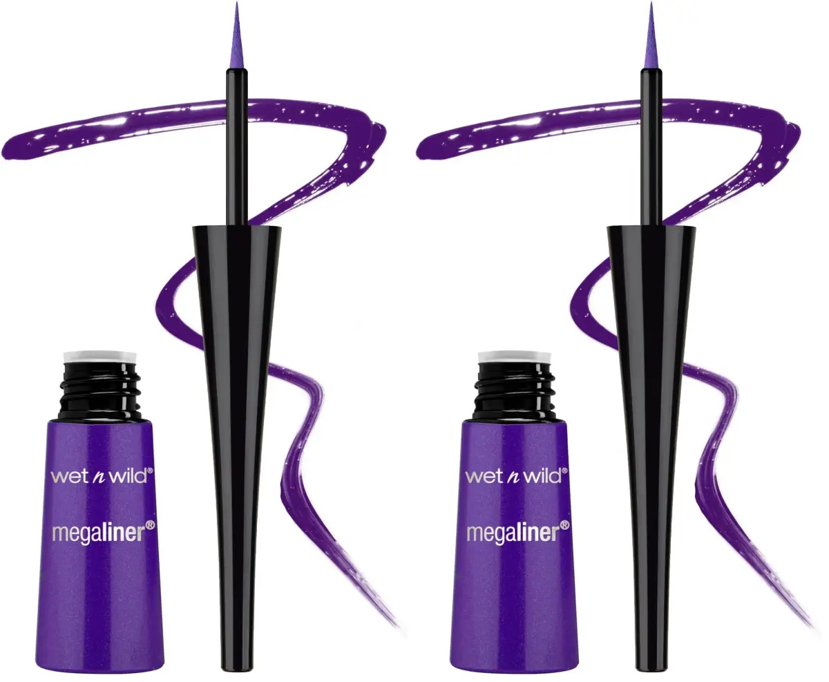 wet n wild MegaLiner Liquid Eyeliner in Electric Purple - Pack of 2 - main product image