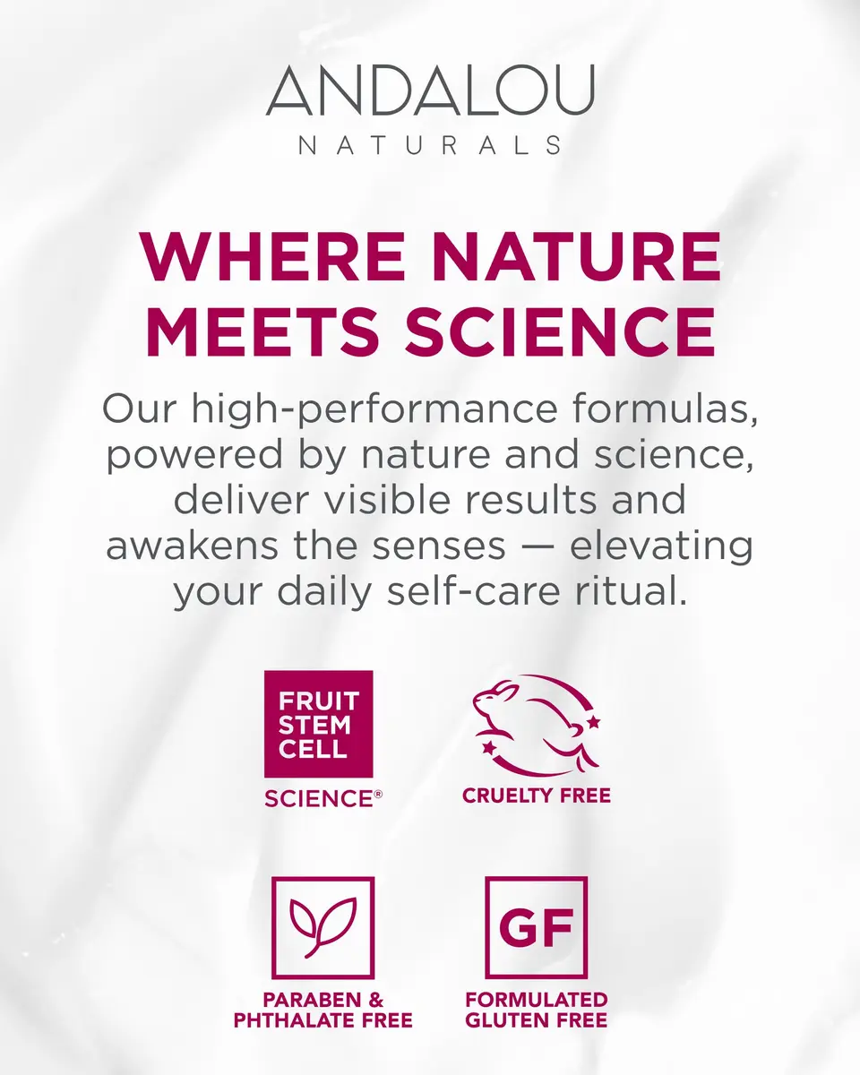 Andalou Naturals 1000 Roses Velvet Soft Body Butter 473ml (16 Fl Oz) | Advanced Rose Stem Cells for Dry Skin - view 6
