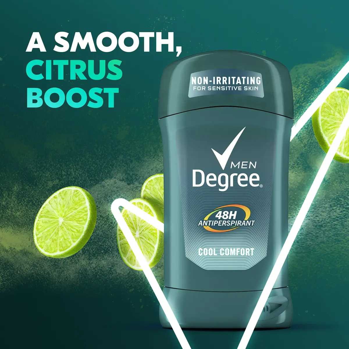 Degree Men Cool Comfort Antiperspirant Deodorant Stick for Men, 48-Hour Sweat & Odor Protection, 2.7 oz (Pack of 4) - view 2