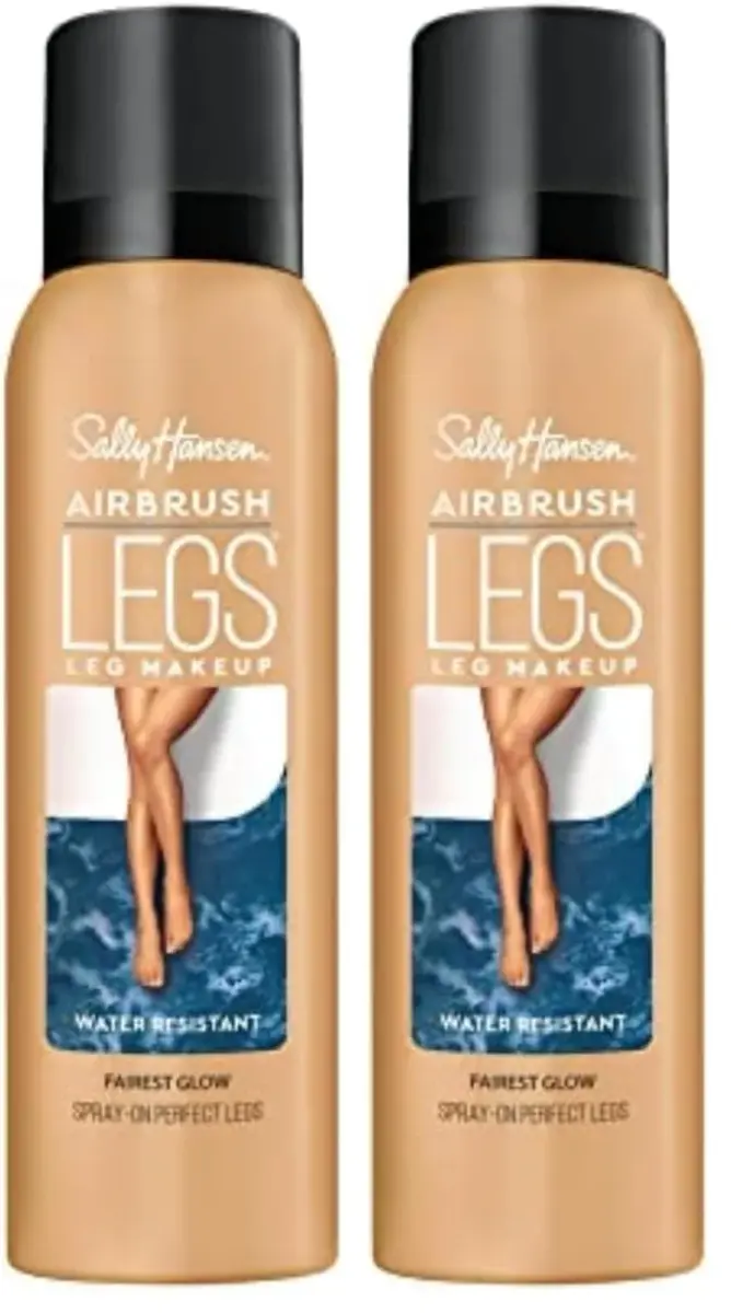 Sally Hansen Airbrush Legs Spray-On Self-Tanner, Fairest Glow - 4.4 Oz, Pack of 2 - main product image
