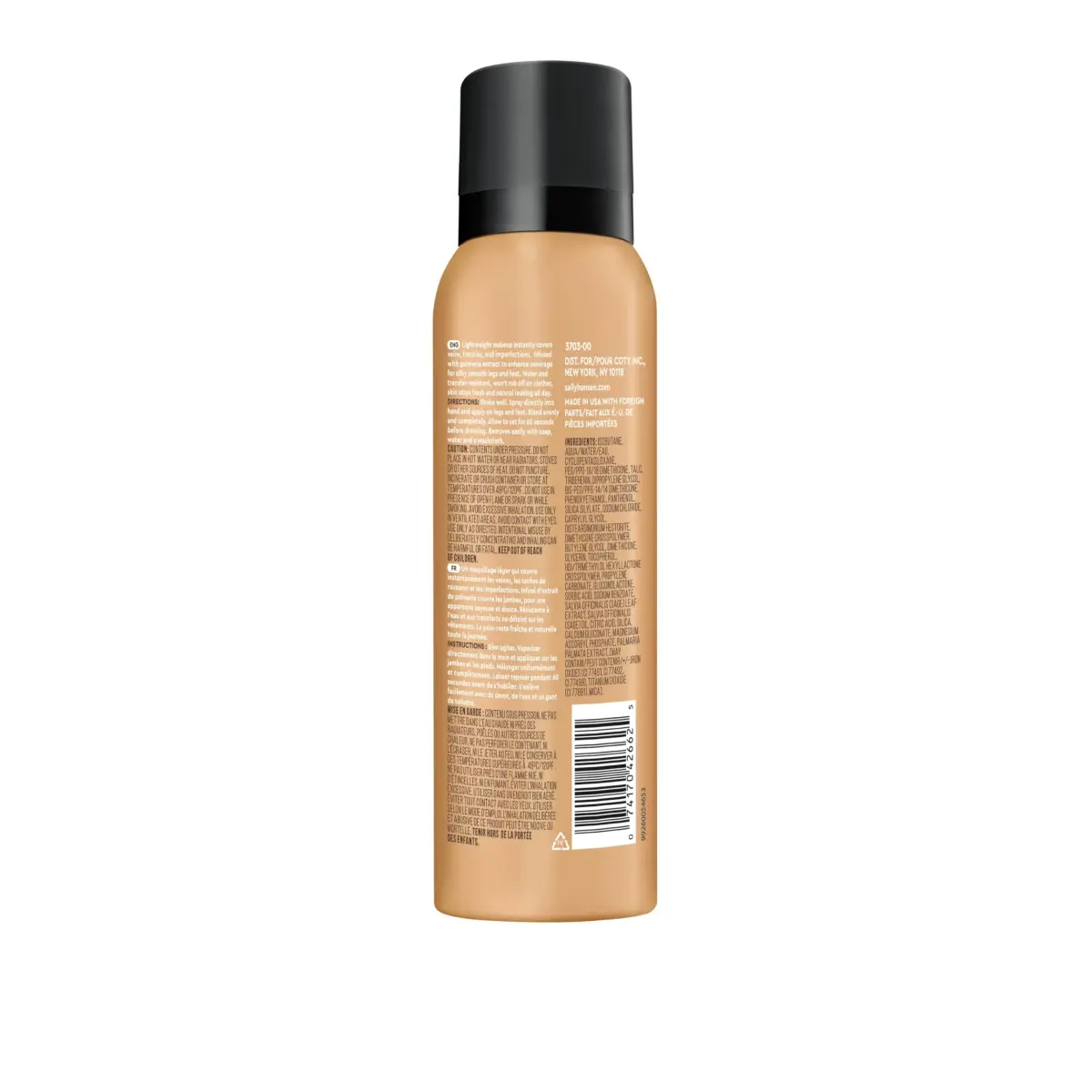 Sally Hansen Airbrush Legs Spray-On Self-Tanner, Fairest Glow - 4.4 Oz, Pack of 2 - view 2