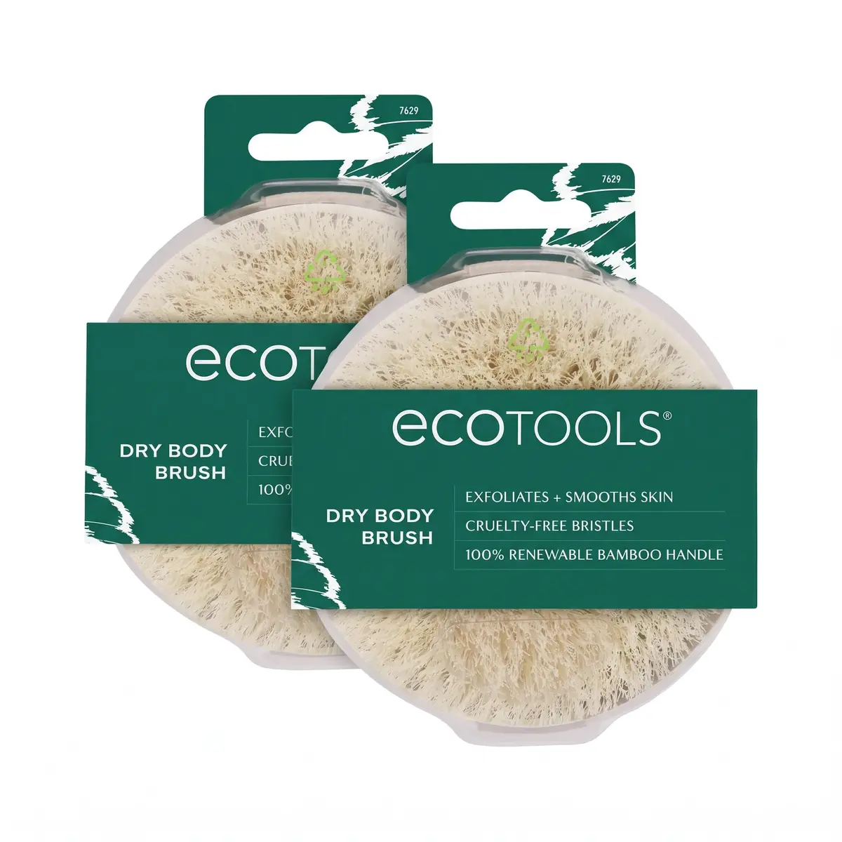 EcoTools Dry Body Brush | Eco-Friendly, Vegan & Cruelty-Free, 1 Count, Exfoliates & Promotes Blood Circulation - main product image