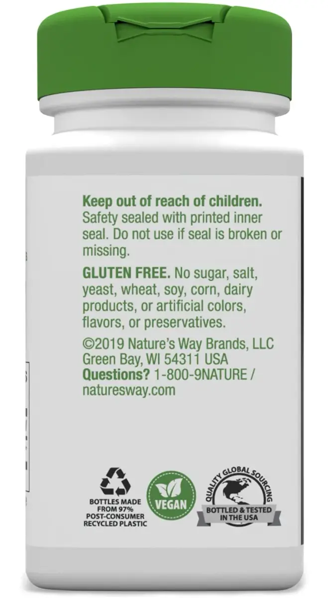 Nature's Way Black Cohosh Root Herbal Supplement 540 mg Vegan Capsules (200 Count) | Traditional Women's Health Support - view 7