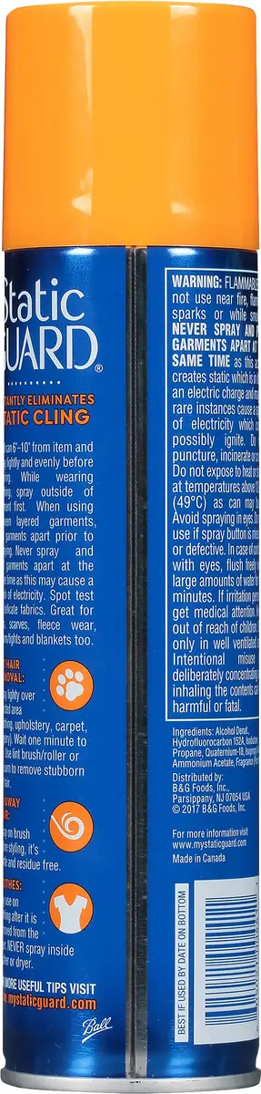 Static Guard Fabric Spray, 11 fl oz (325 ml) | Eliminates Static Instantly - view 3