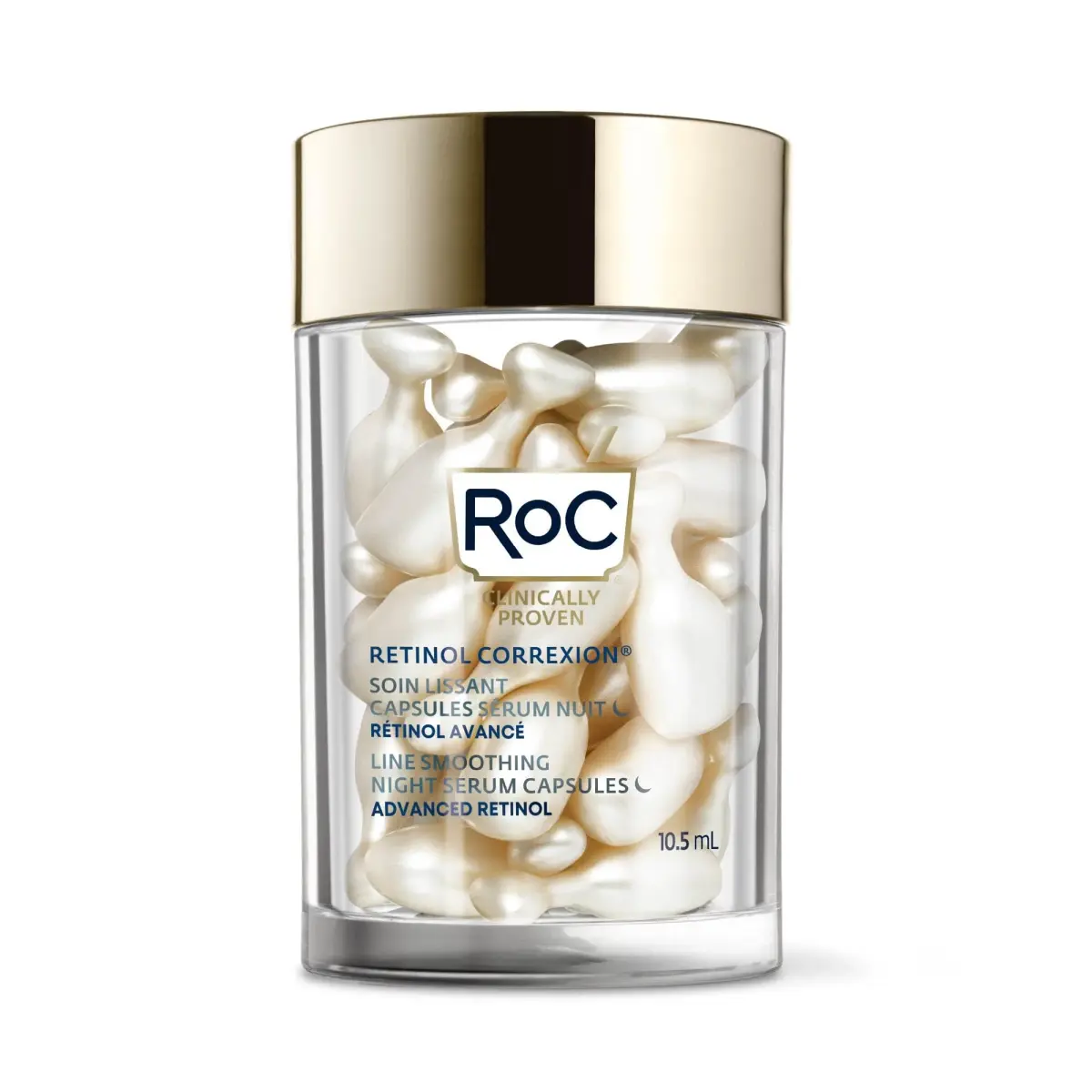 RoC Retinol Correxion Line Smoothing Night Serum Capsules 7ml (0.24 Fl Oz) | Daily Anti-Aging Treatment - view 2