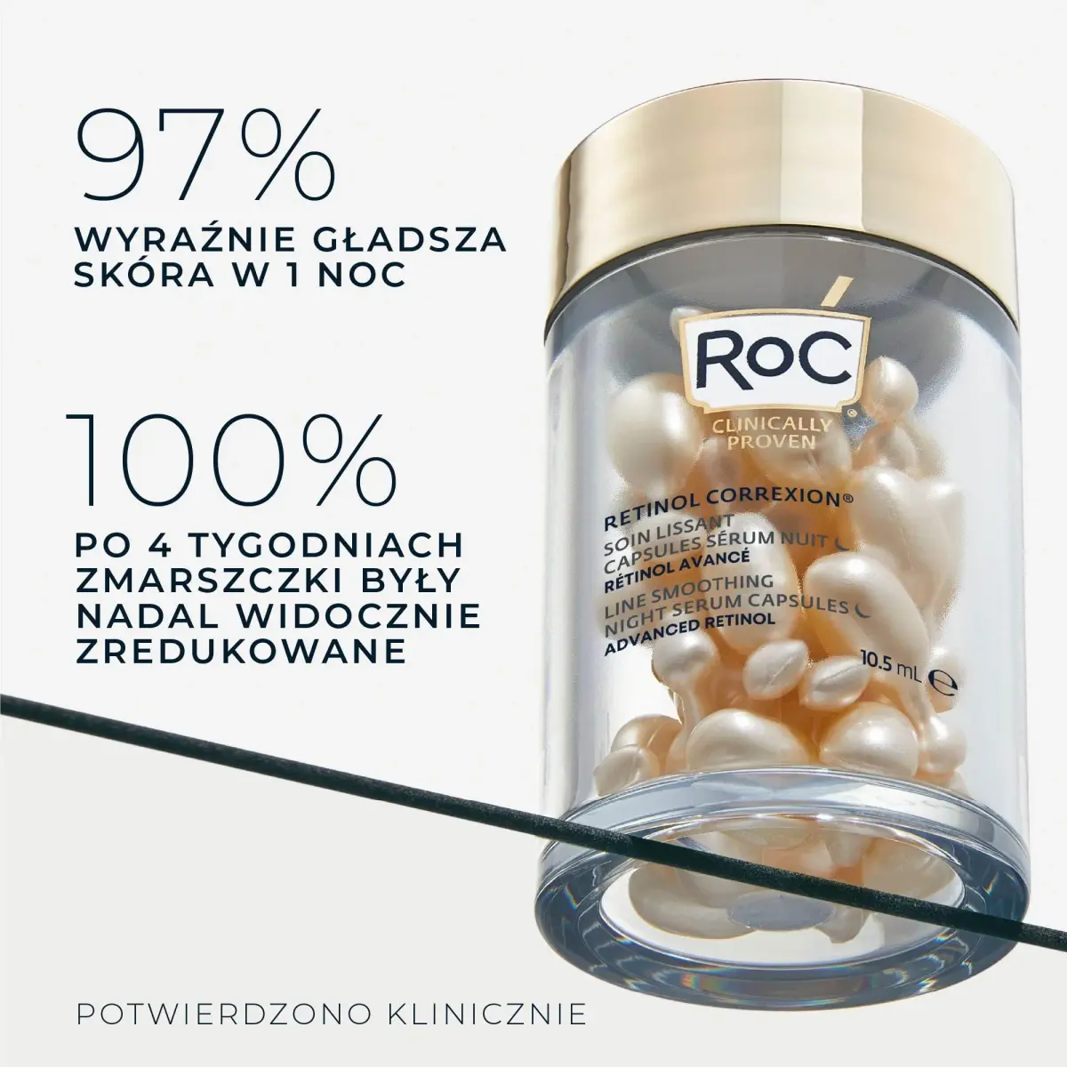 RoC Retinol Correxion Line Smoothing Night Serum Capsules 7ml (0.24 Fl Oz) | Daily Anti-Aging Treatment - view 4