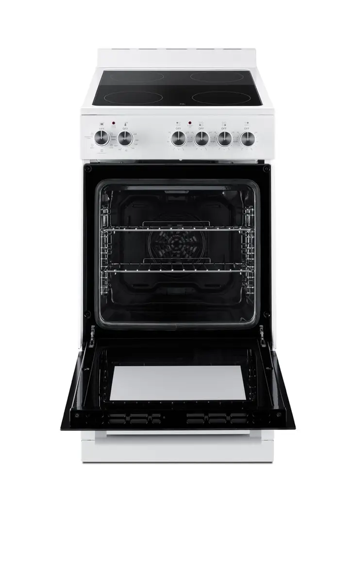Summit 20” Electric Range, 1.87 cu.ft. ADA Compliant, White | Compact European-Made Kitchen Appliance - view 6