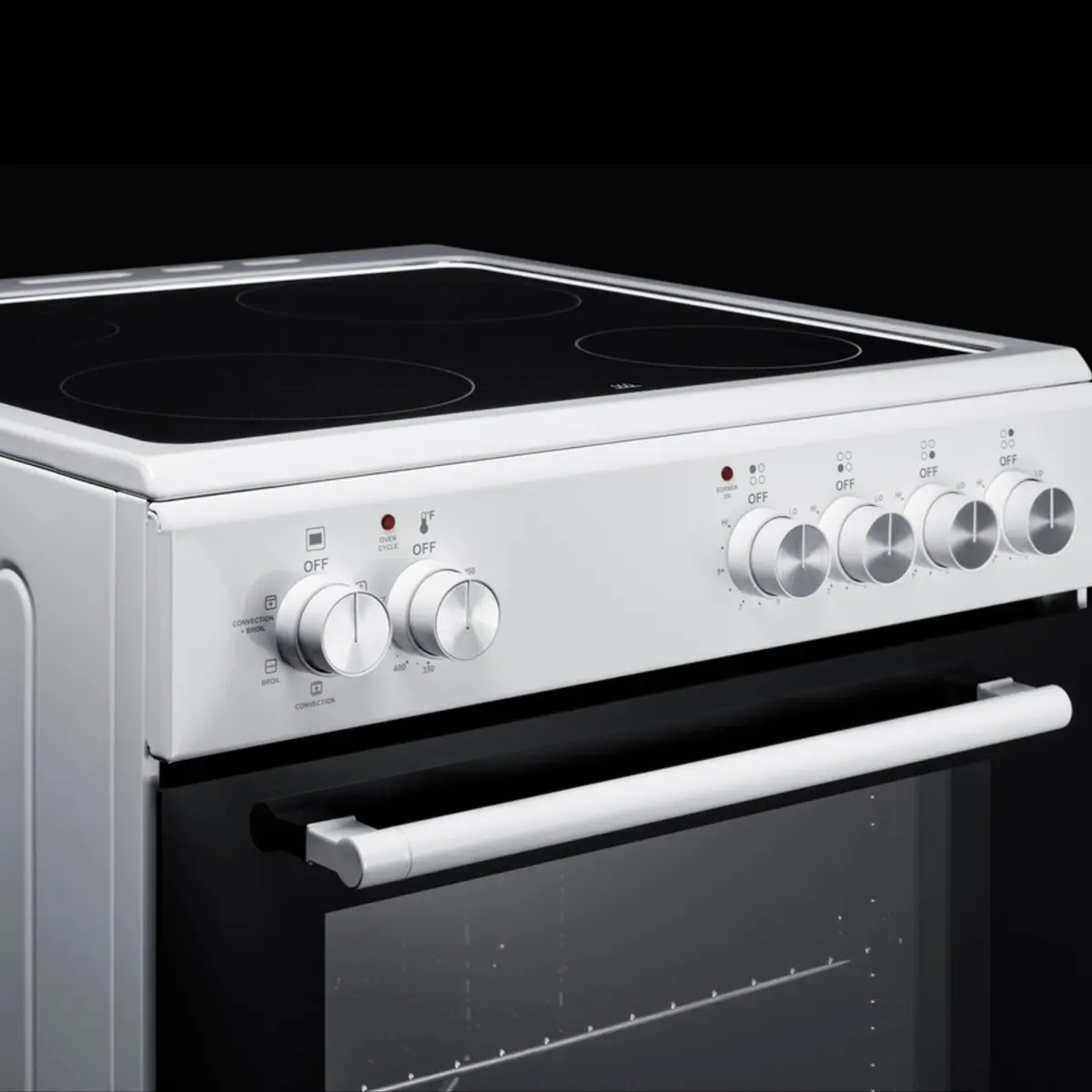 Summit 20” Electric Range, 1.87 cu.ft. ADA Compliant, White | Compact European-Made Kitchen Appliance - view 8